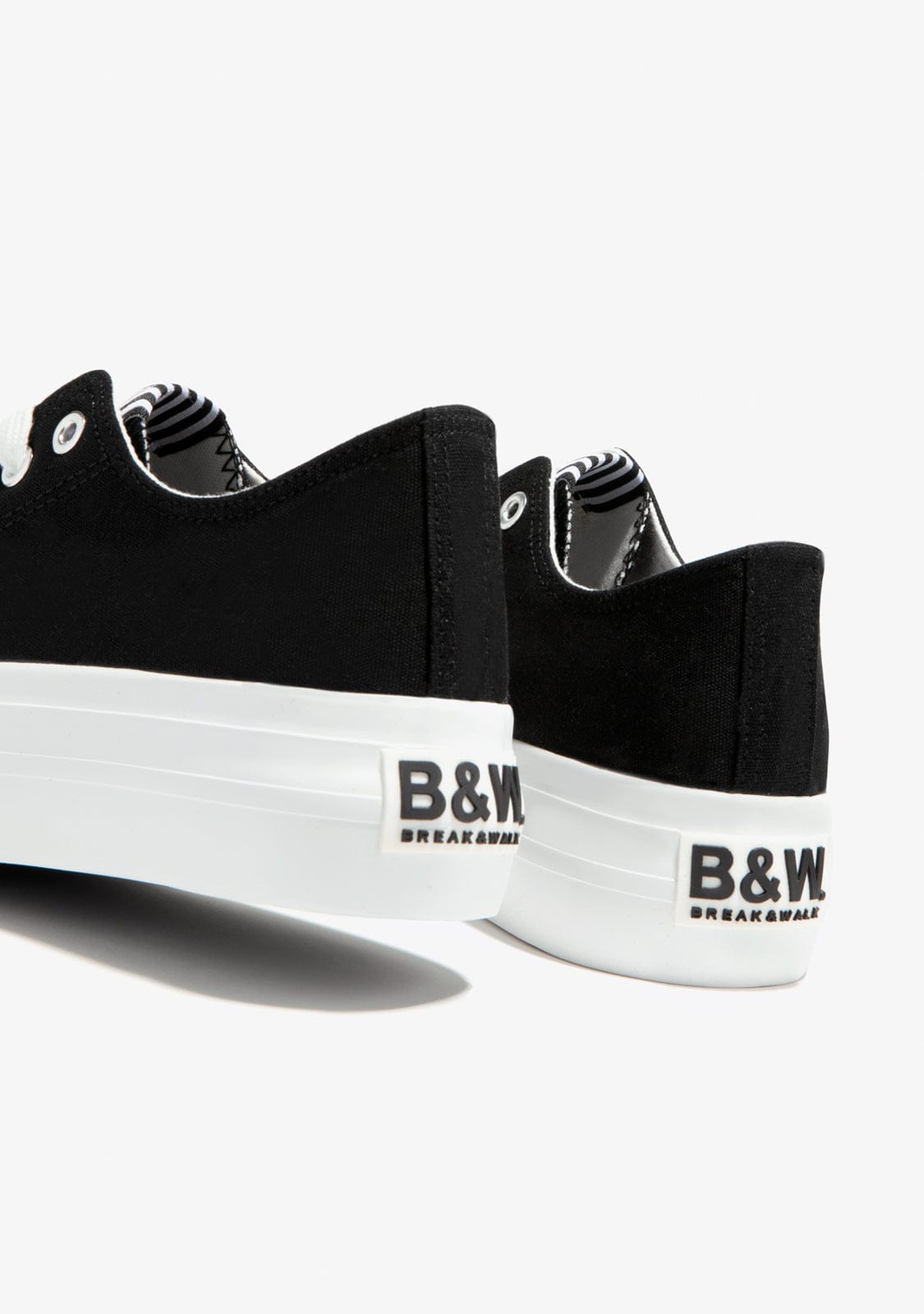 Black Basic Sneakers Canvas