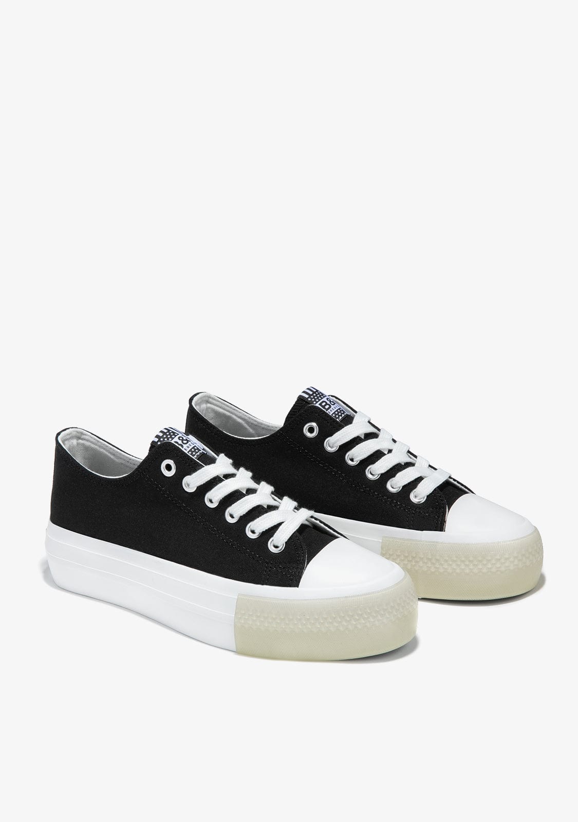 Black Basic Sneakers Canvas