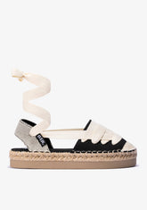 Black Bow Espadrilles