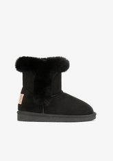 Black Fur Australian Boots