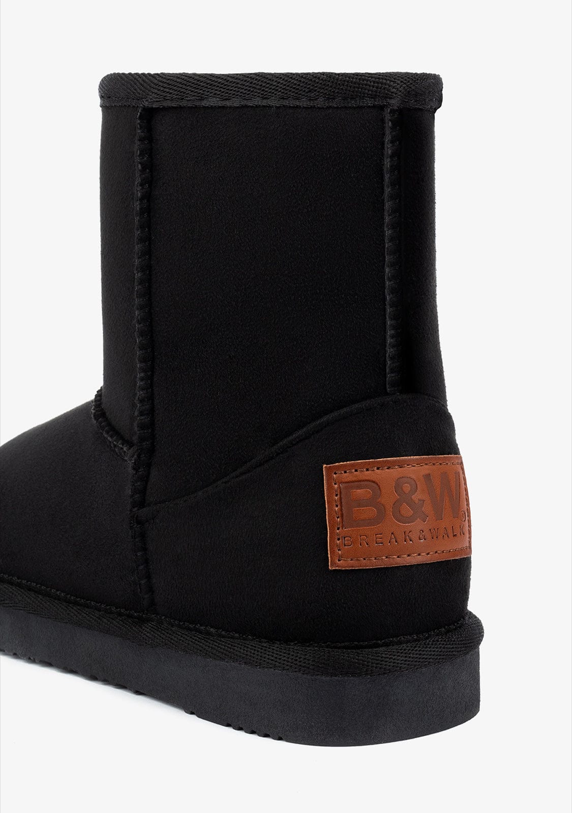 Black Logo Australian Boots Water Repellent