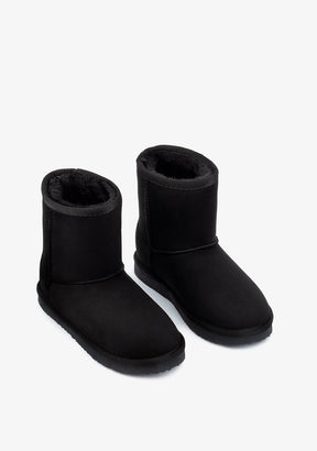 Black Logo Australian Boots Water Repellent