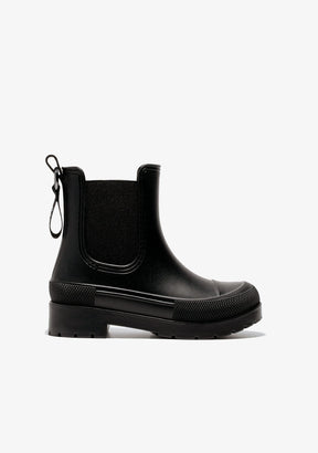 Black Rain Boots