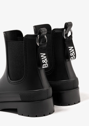 Black Rain Boots