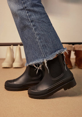 Black Rain Boots