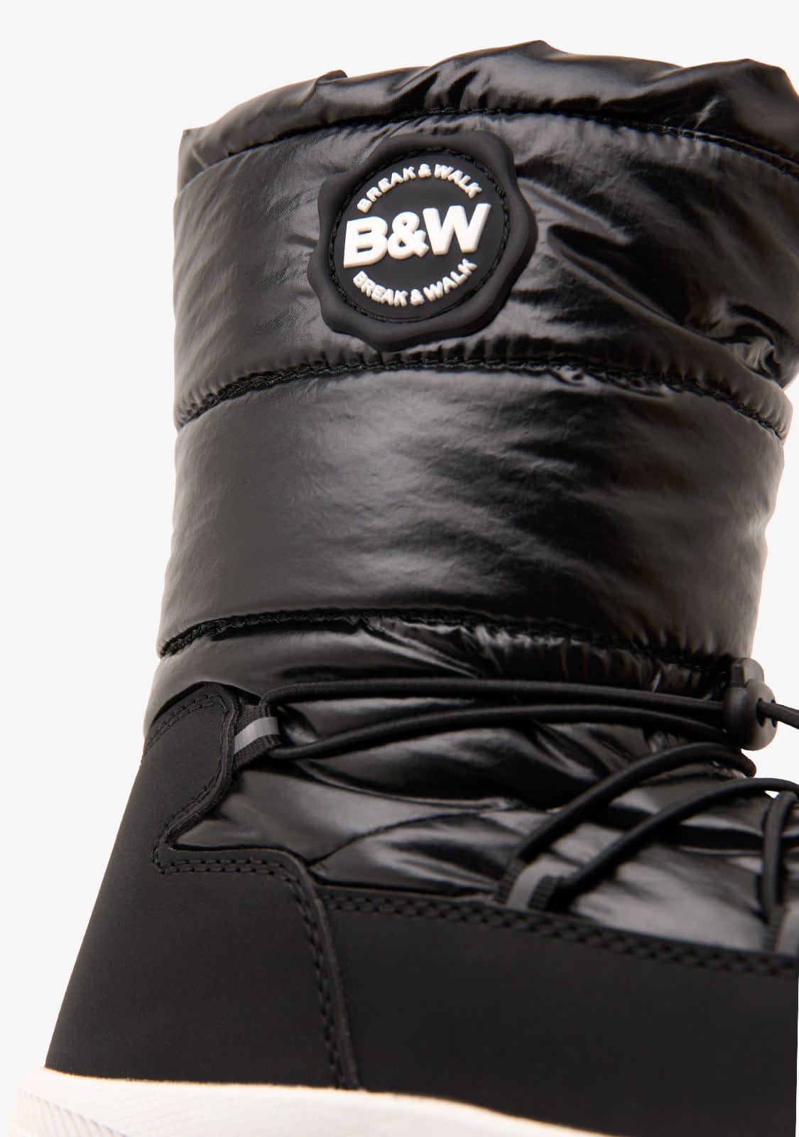 Black Track Padded Boots