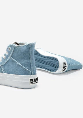 Denim Hi-Top Sneakers