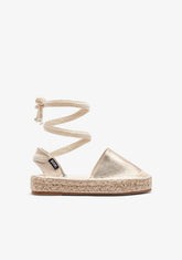 Gold Basic Espadrilles