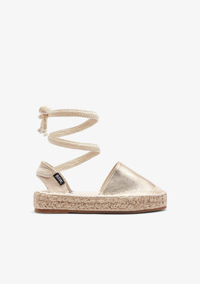 Gold Basic Espadrilles
