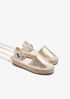 Gold Basic Espadrilles
