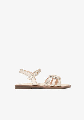 Gold Knot Sandals