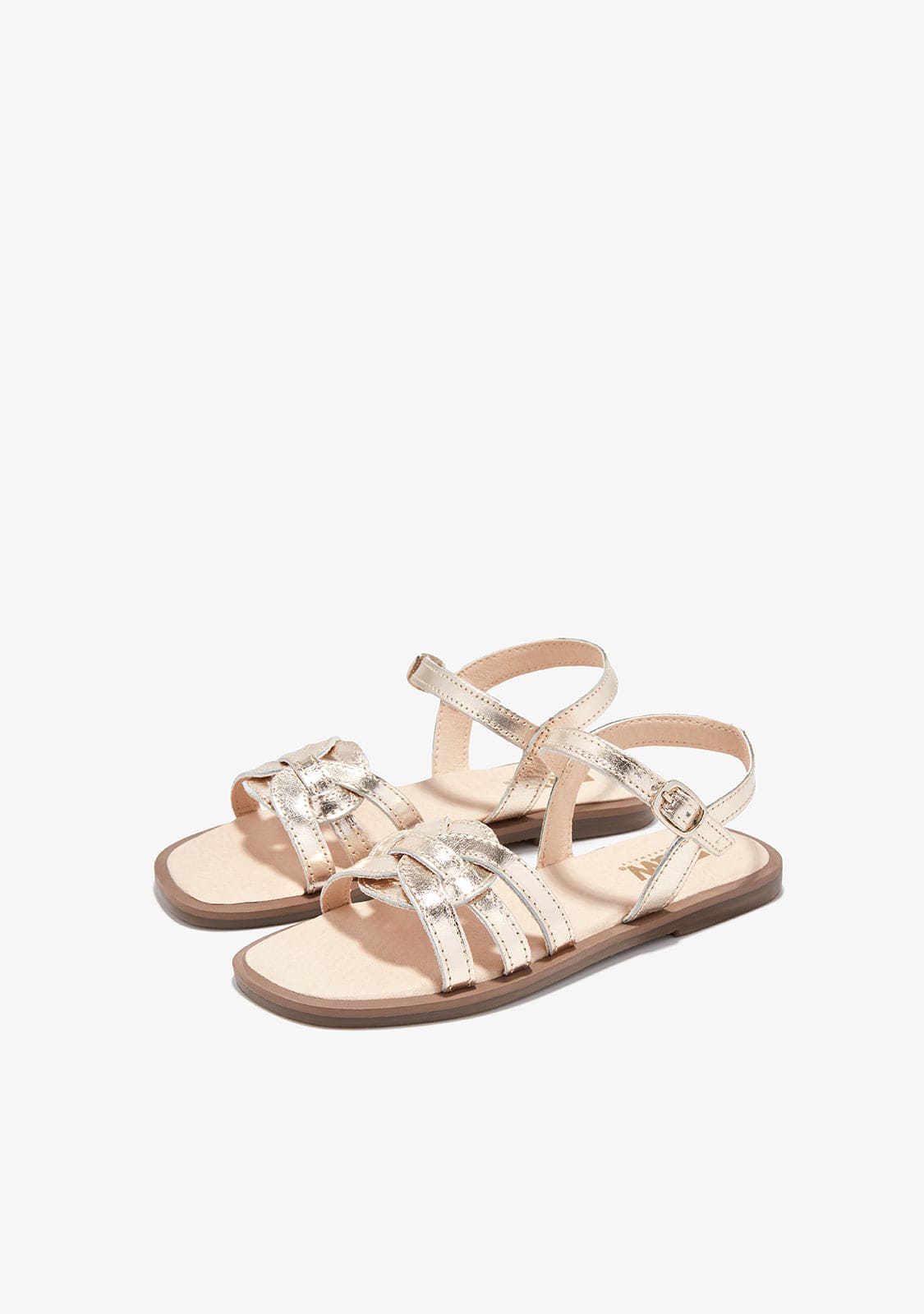 Gold Knot Sandals