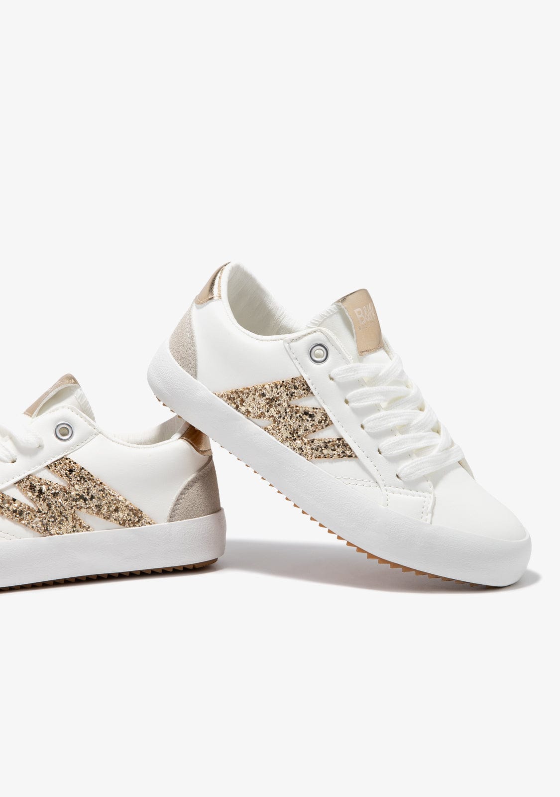 Gold Logo Sneakers