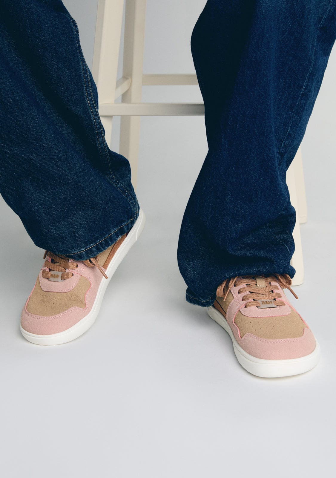 Multi Beige Goflex Respectful Microsuede Sneakers