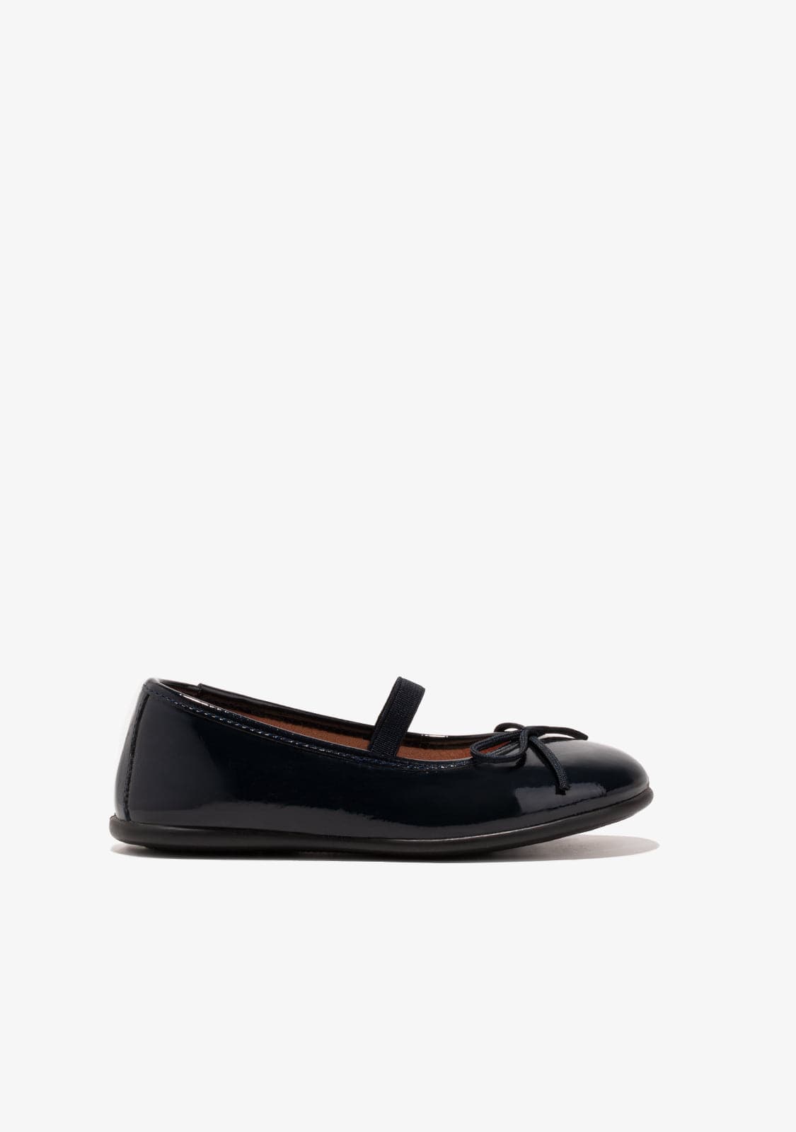 Navy Ballerinas Patent Leather