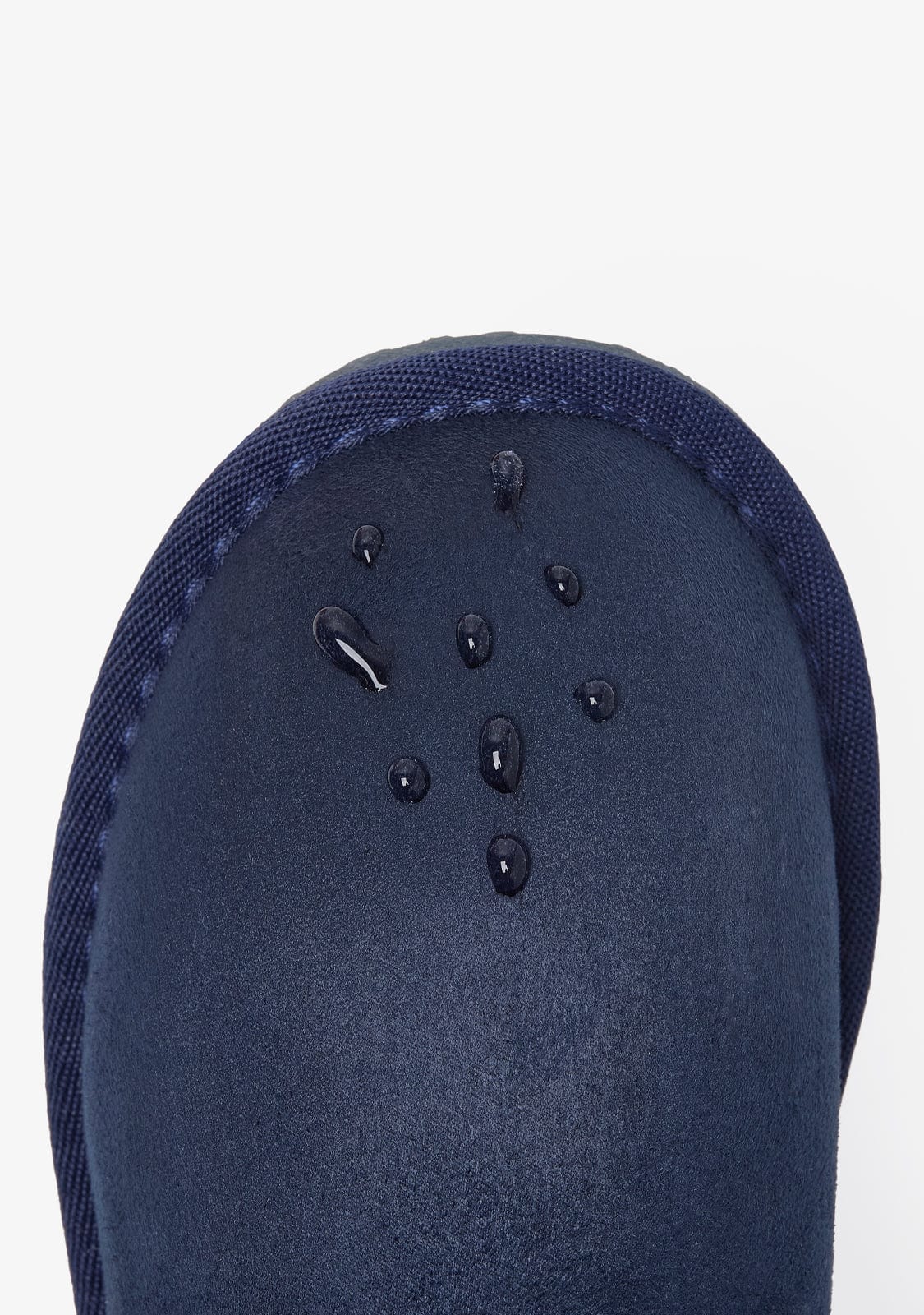 Navy Bow Fur Australian Boots Water Repellent