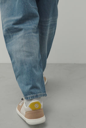 Beige White Barefoot Goflex Sneakers