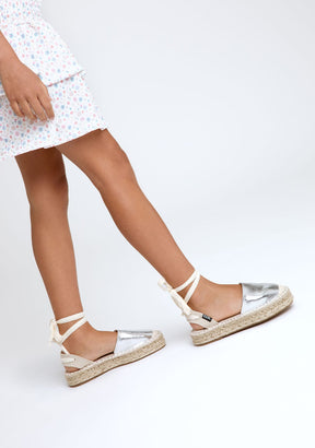 Silver Basic Espadrilles
