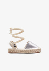 Silver Basic Espadrilles