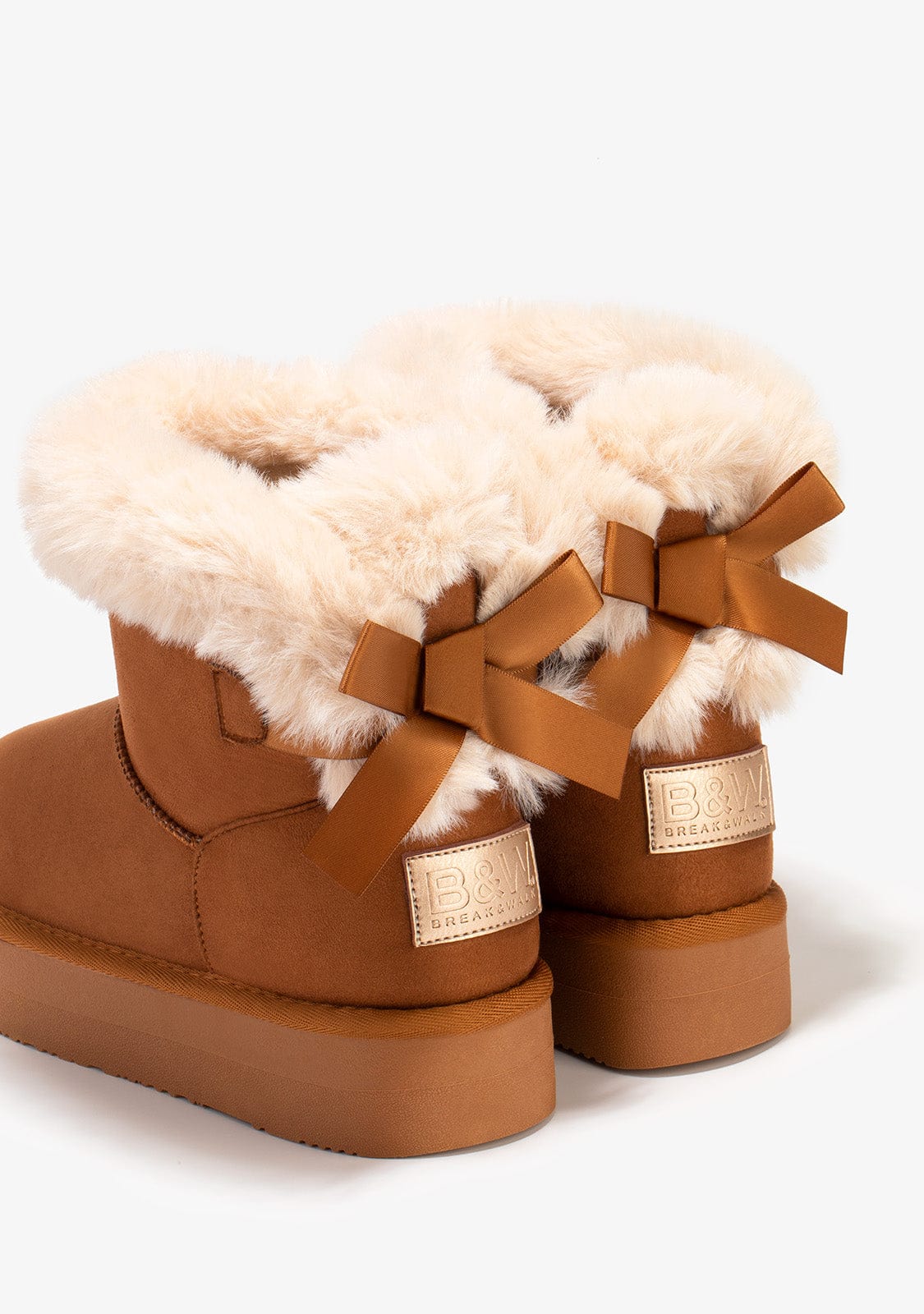 Tan Fur Australian Boots Water Repellent