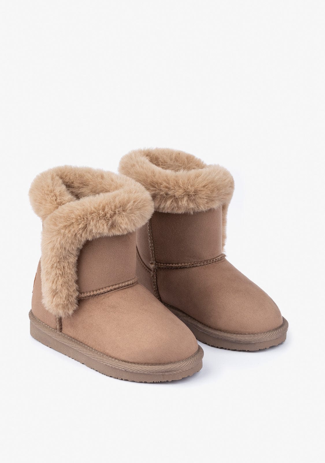 Taupe Fur Australian Boots