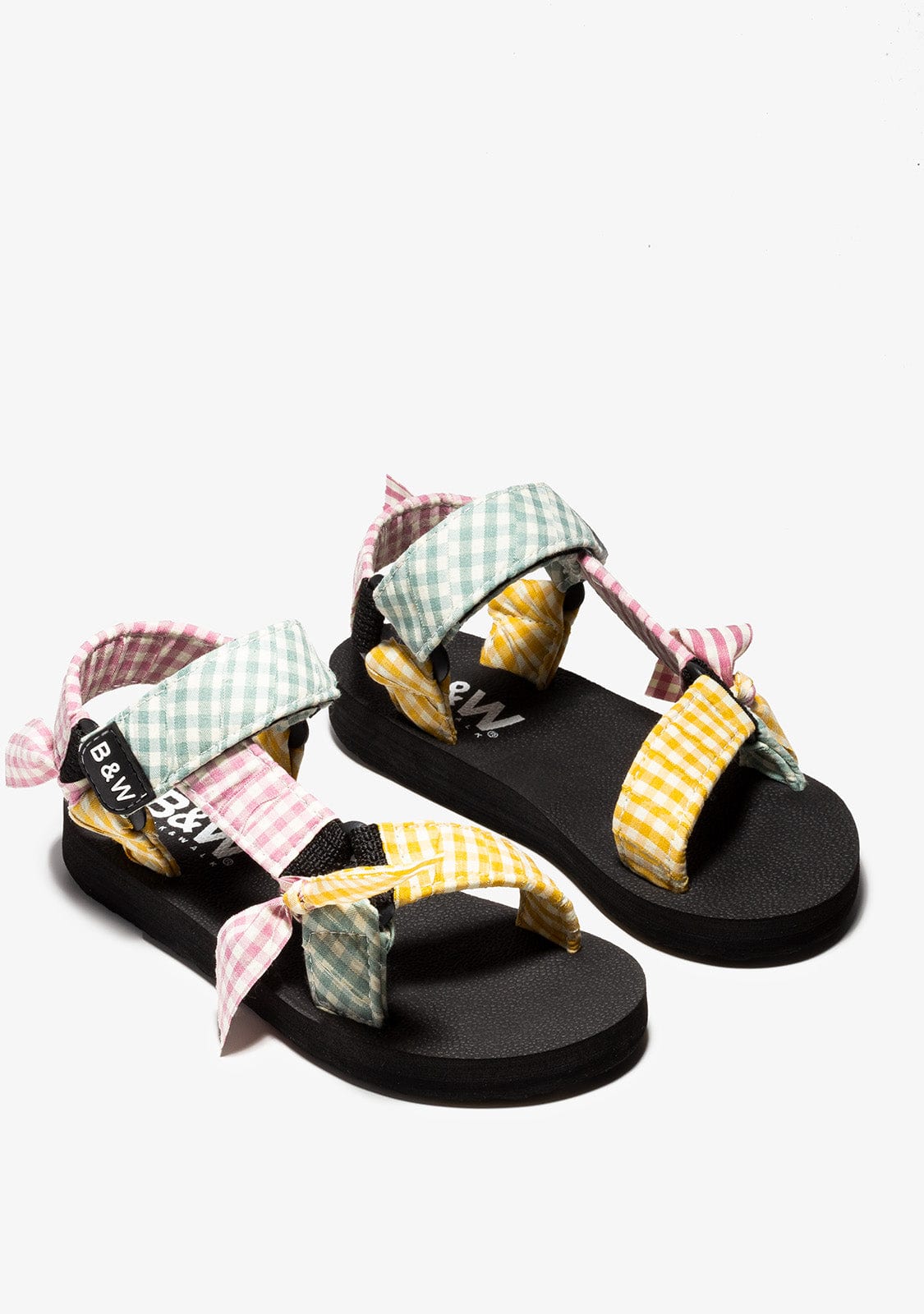 Textile Multicolour Vichy Sandals