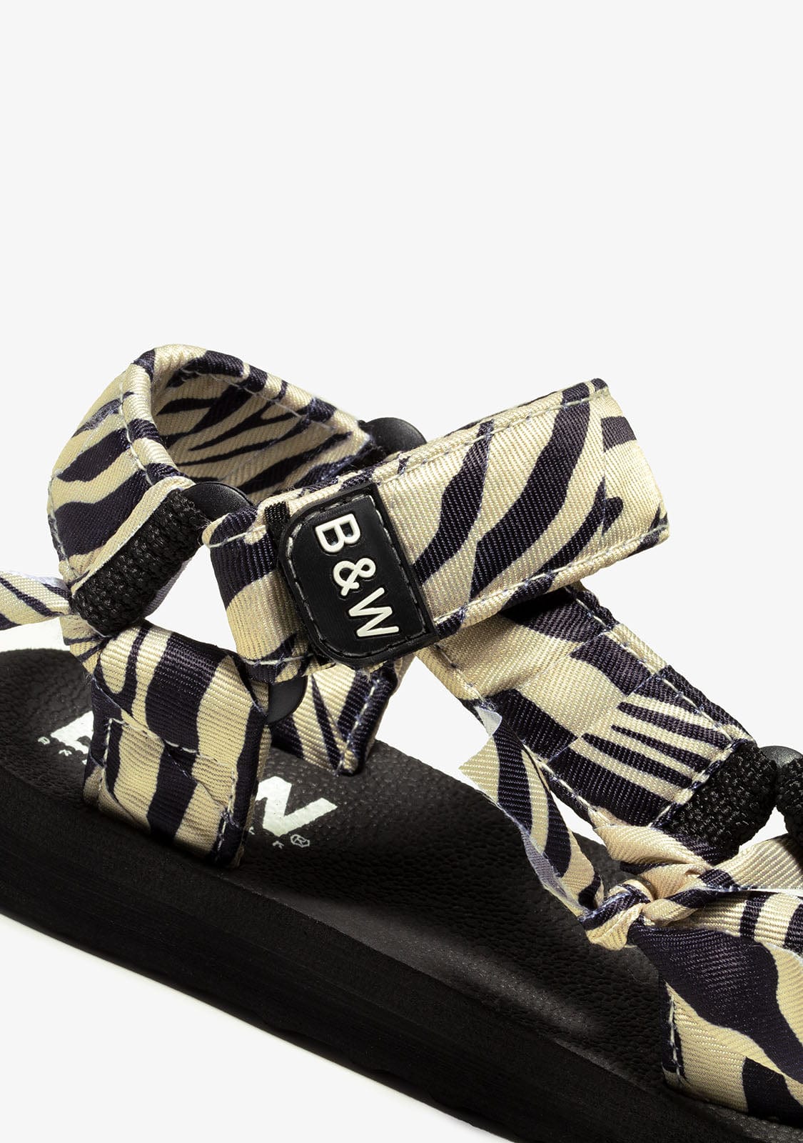 Textile Zebra Sandals