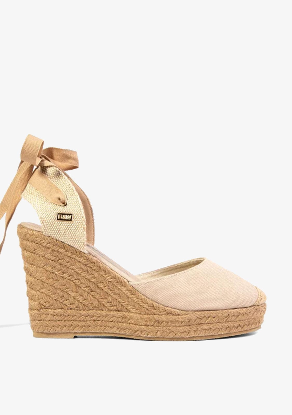Wedge Shoe Espadrilles Capri Beige Bow
