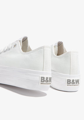 White Basic Sneakers Canvas