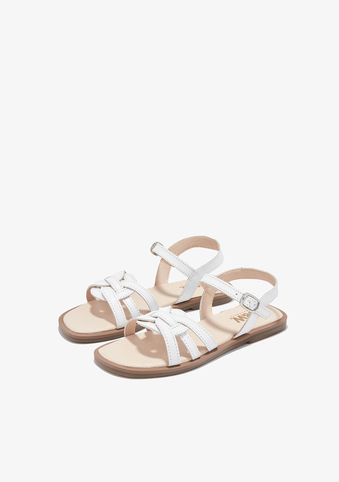 White Knot Sandals