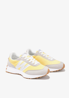 Yellow Logo Sneakers