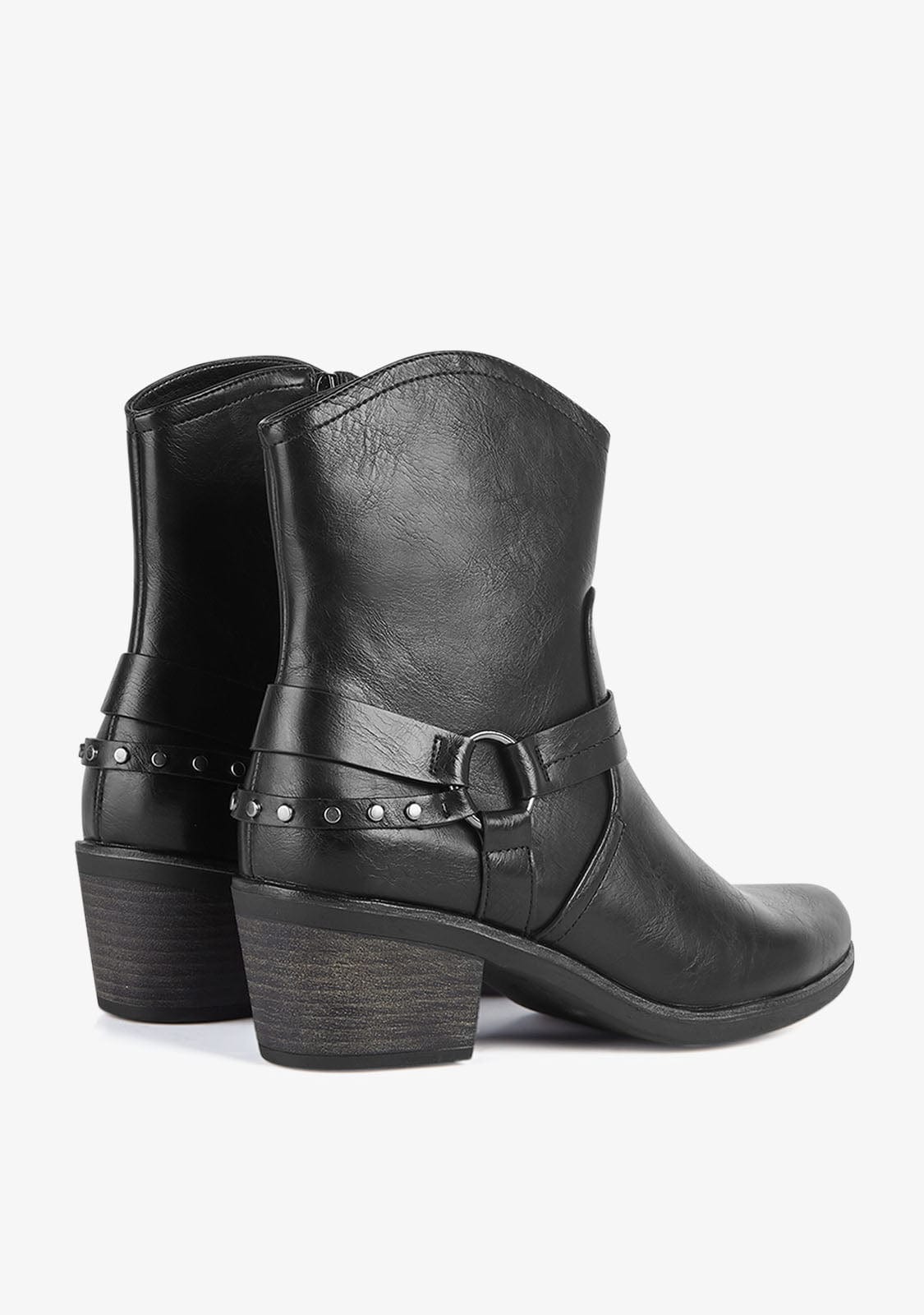 Ankle Boots Cowboy West Black Buffalo