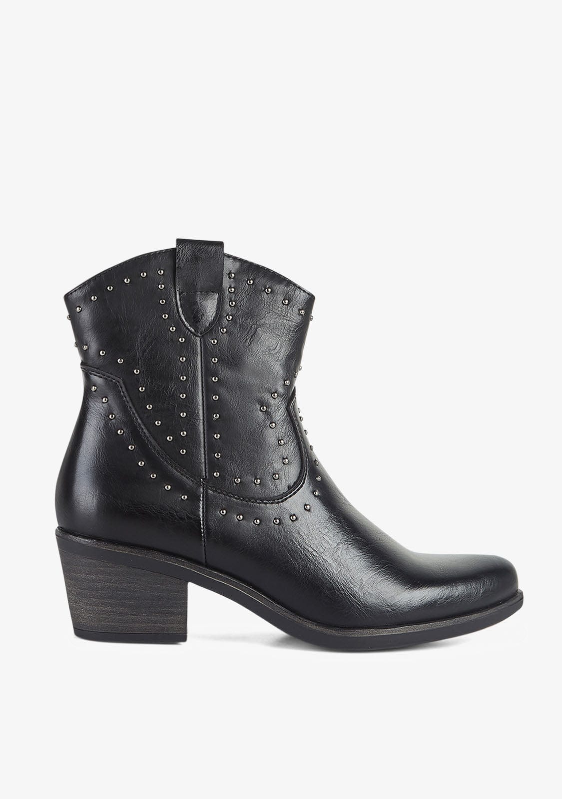 Ankle Boots Cowboy West Black Nappa