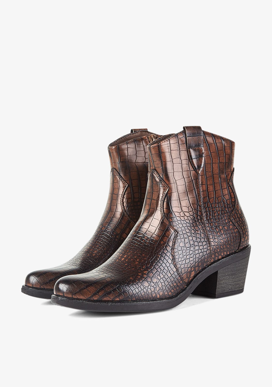 Ankle Boots Cowboy West Brown
