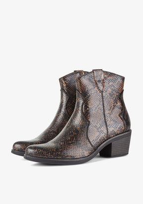 Ankle Boots Cowboy West Snake