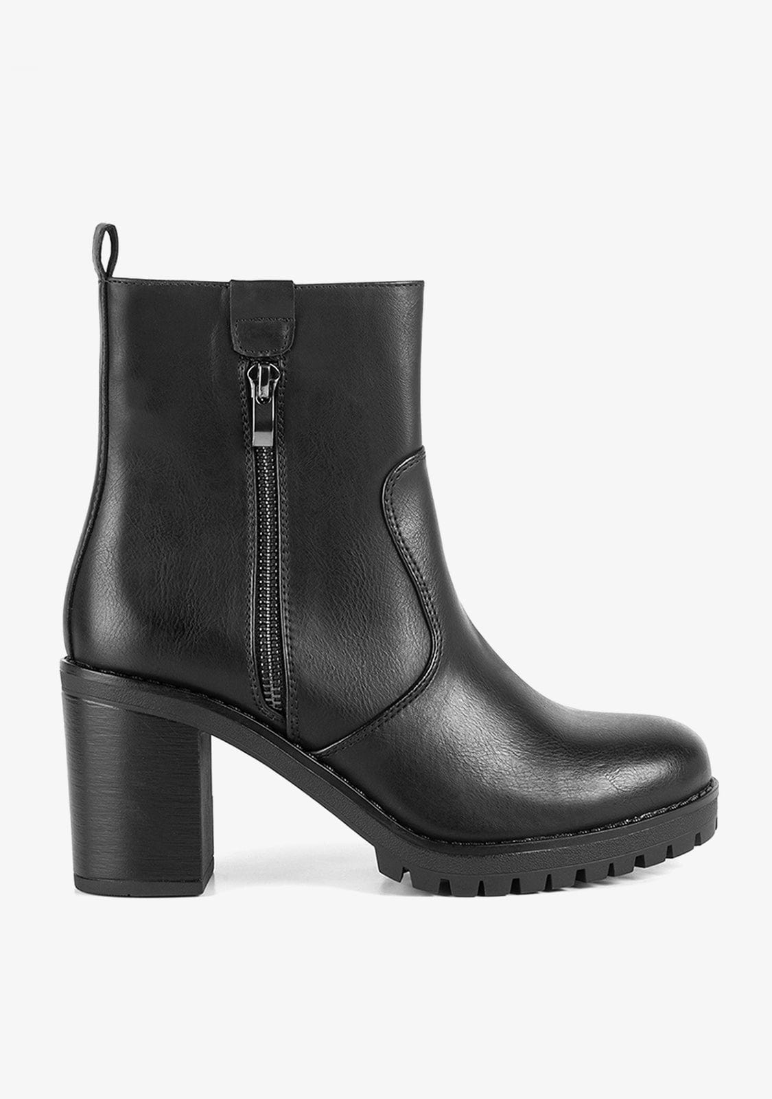 Ankle Boots Haute Black Zip