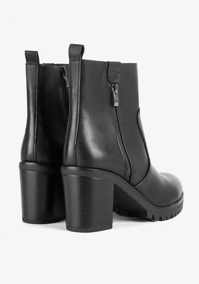 Ankle Boots Haute Black Zip