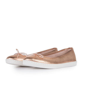 Ballerinas Carrie Metal Salmon