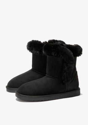 Black Fur Australian Boots Water Repellent