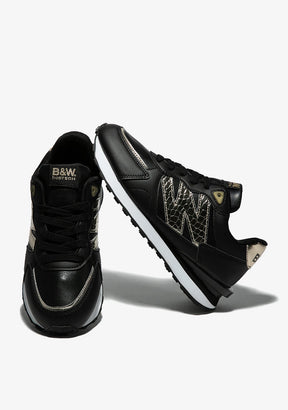Black Metallized Sneakers Napa