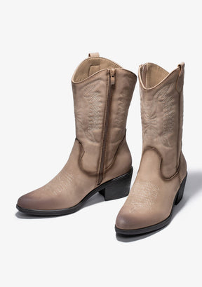 Boots Cowboy West Beige