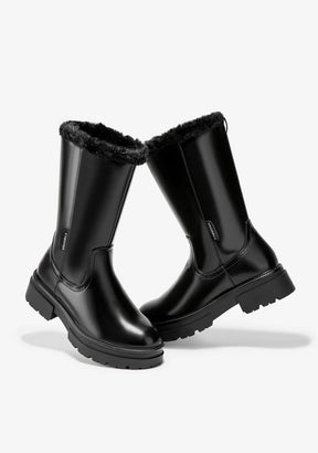 Boots Kate Roll Down Black
