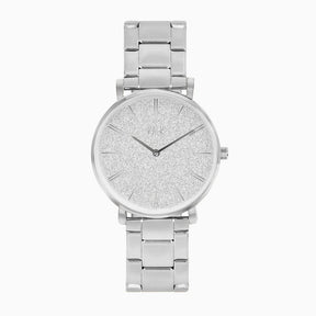 Classy Silver / Glitter Watch
