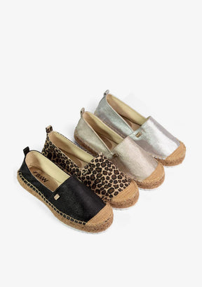 Espadrilles Creta Metal Black