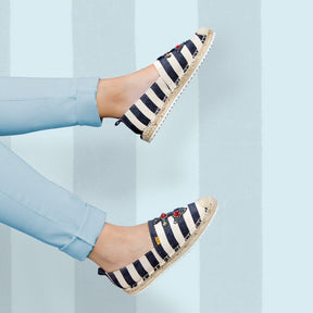 Espadrilles Creta Navy Stripes