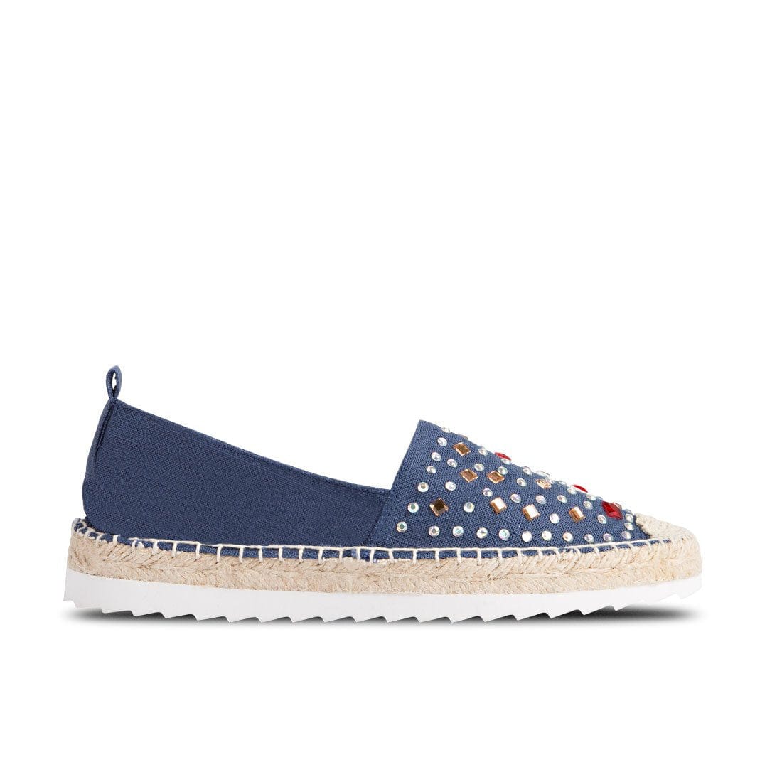 Espadrilles Kea Navy Strass