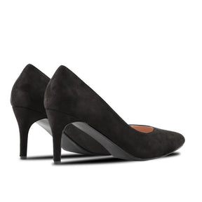 Heel Shoes Lina Black Suede