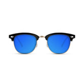 Malaca Shinny Black Gold / Blue Sunglasses