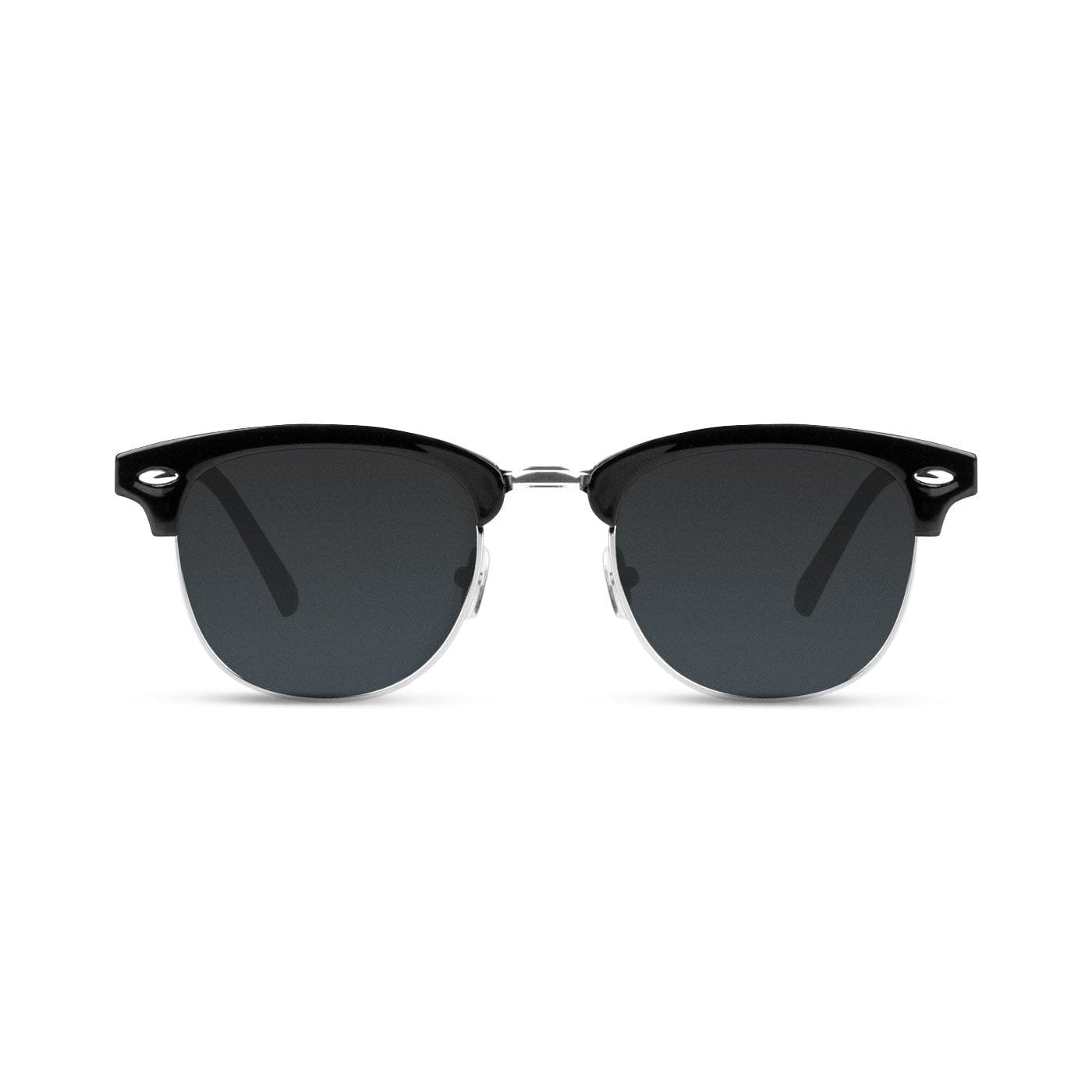 Malaca Shinny Black Silver / Grad Black Sunglasses