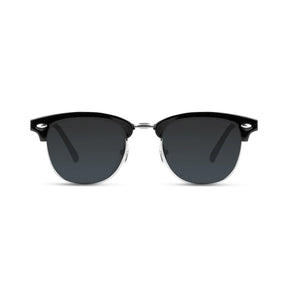Malaca Shinny Black Silver / Grad Black Sunglasses
